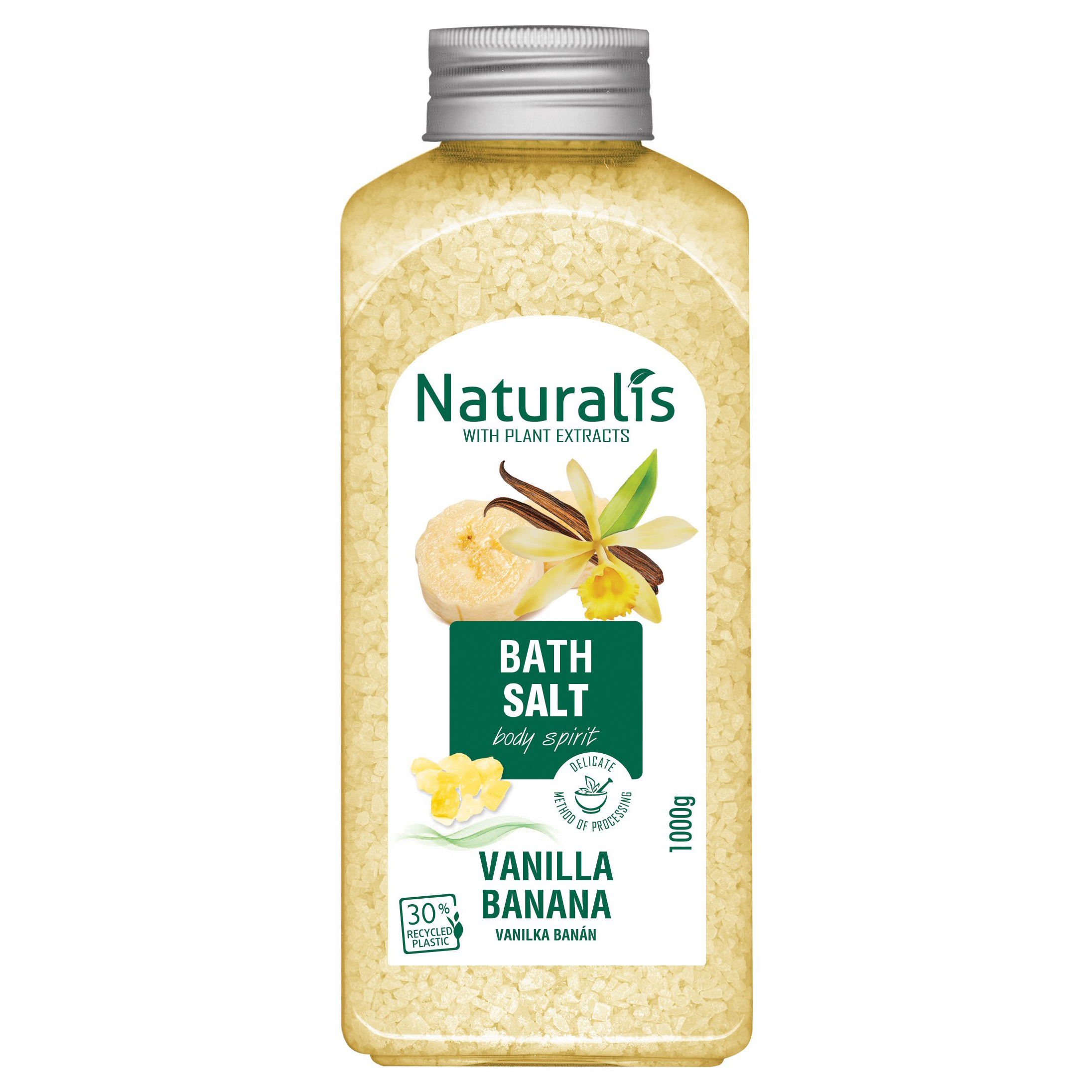 Naturalis fürdősó vanília és banán 1000 g
