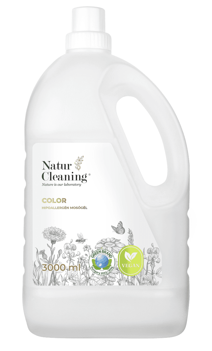 Naturcleaning color hipoallergén mosógél 3000 ml