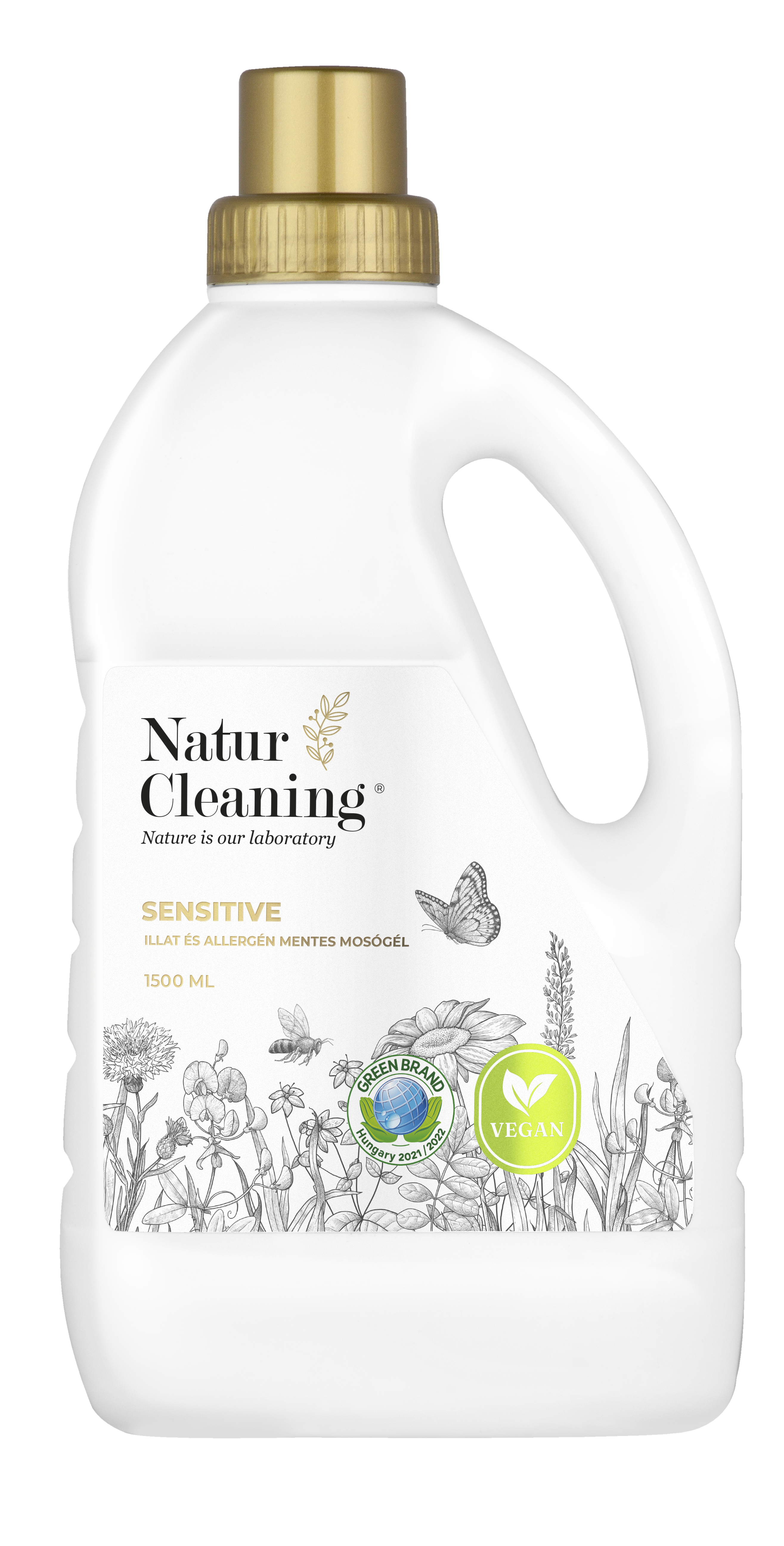 Naturcleaning illat- és allergénmentes mosógél 1500 ml
