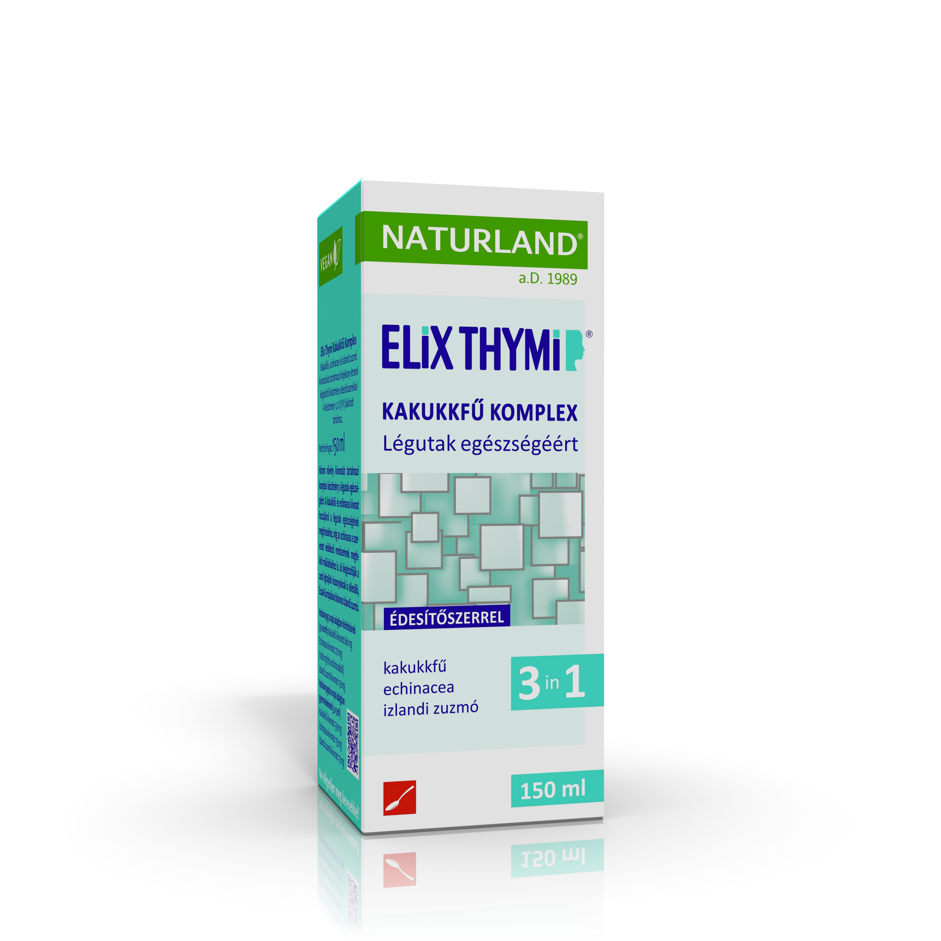 Naturland elixir thymi kakukkfű komplex 3in1 150 ml
