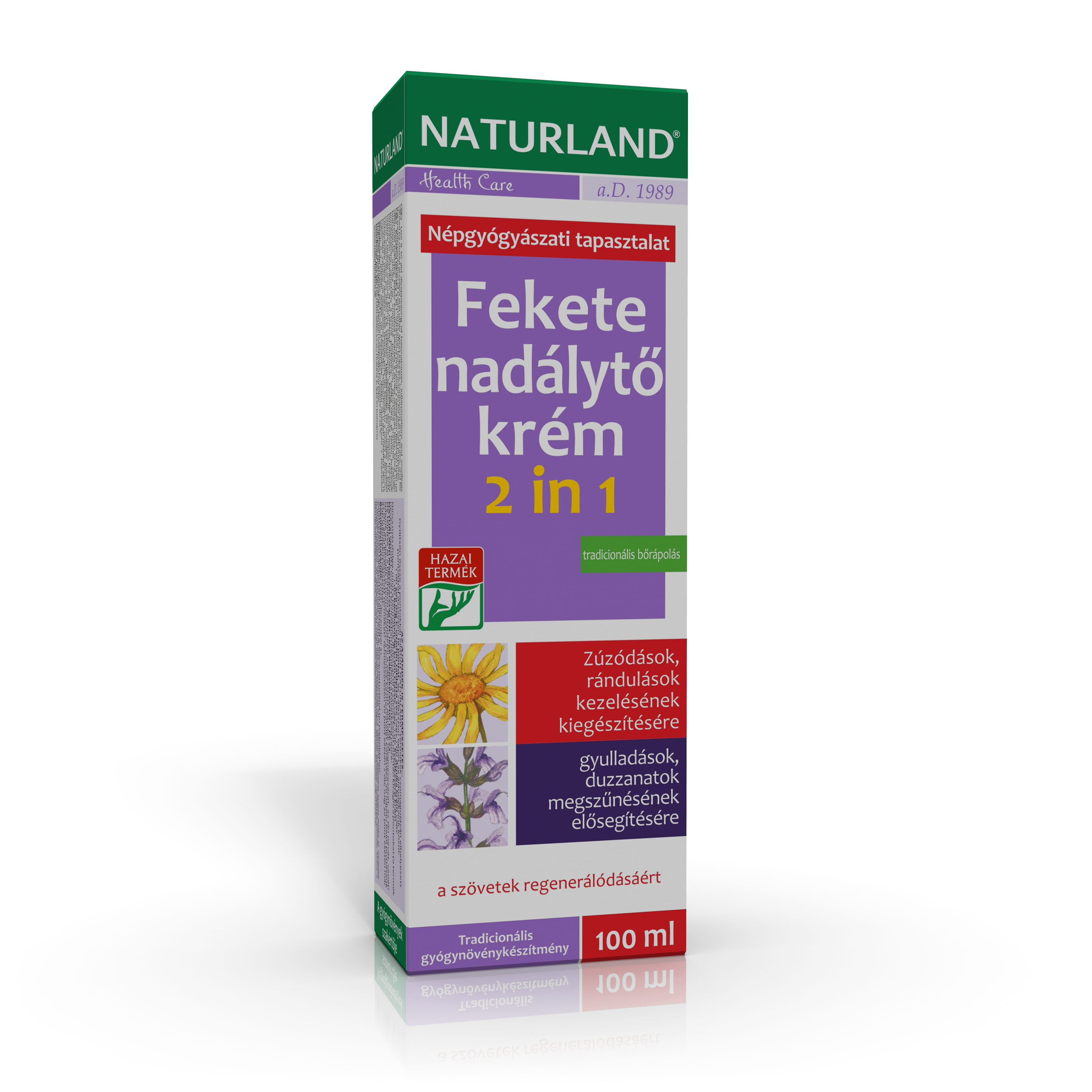 Naturland feketenadálytő krém 2in1 100 ml