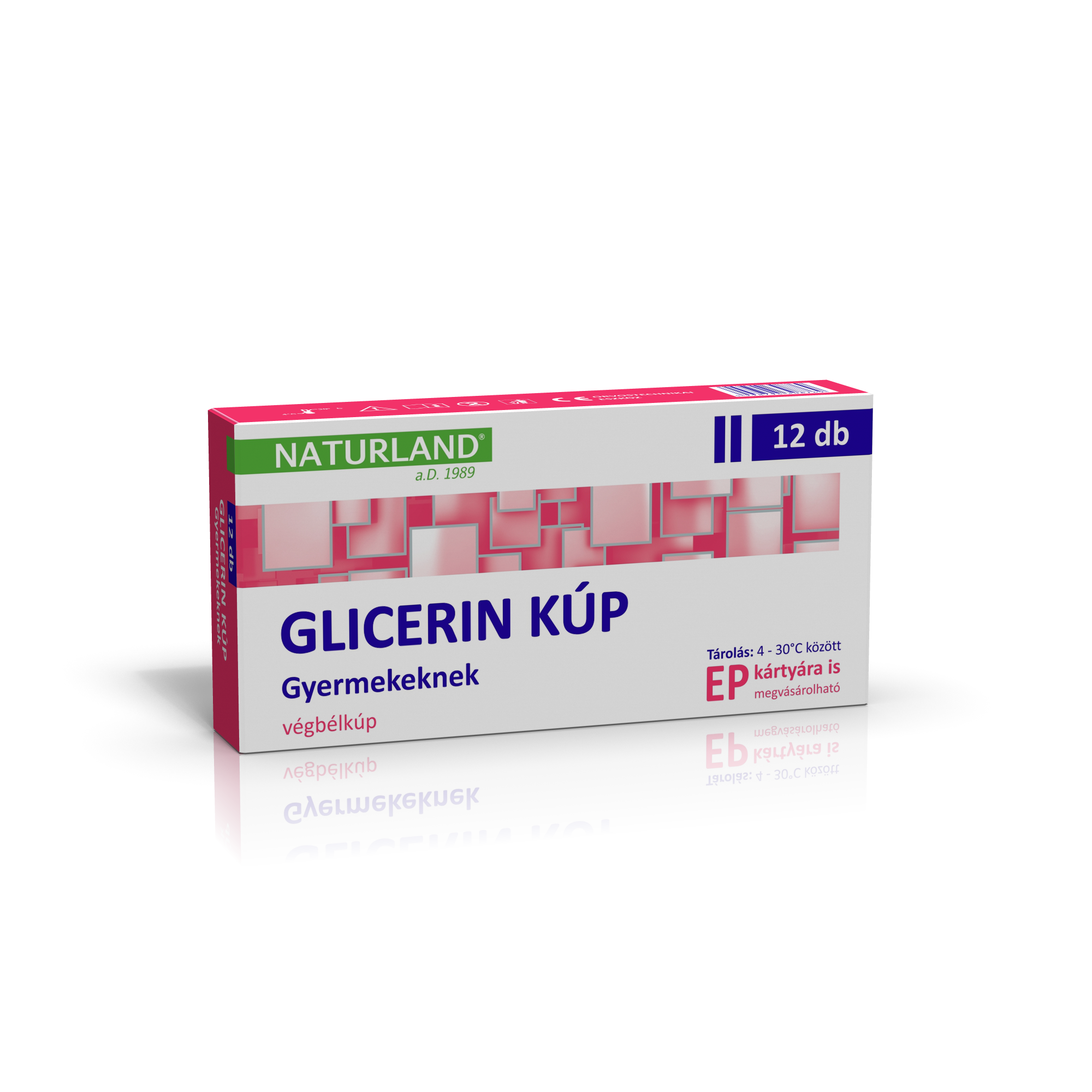 Naturland glicerin kúp gyerekeknek 1500mg 12 db
