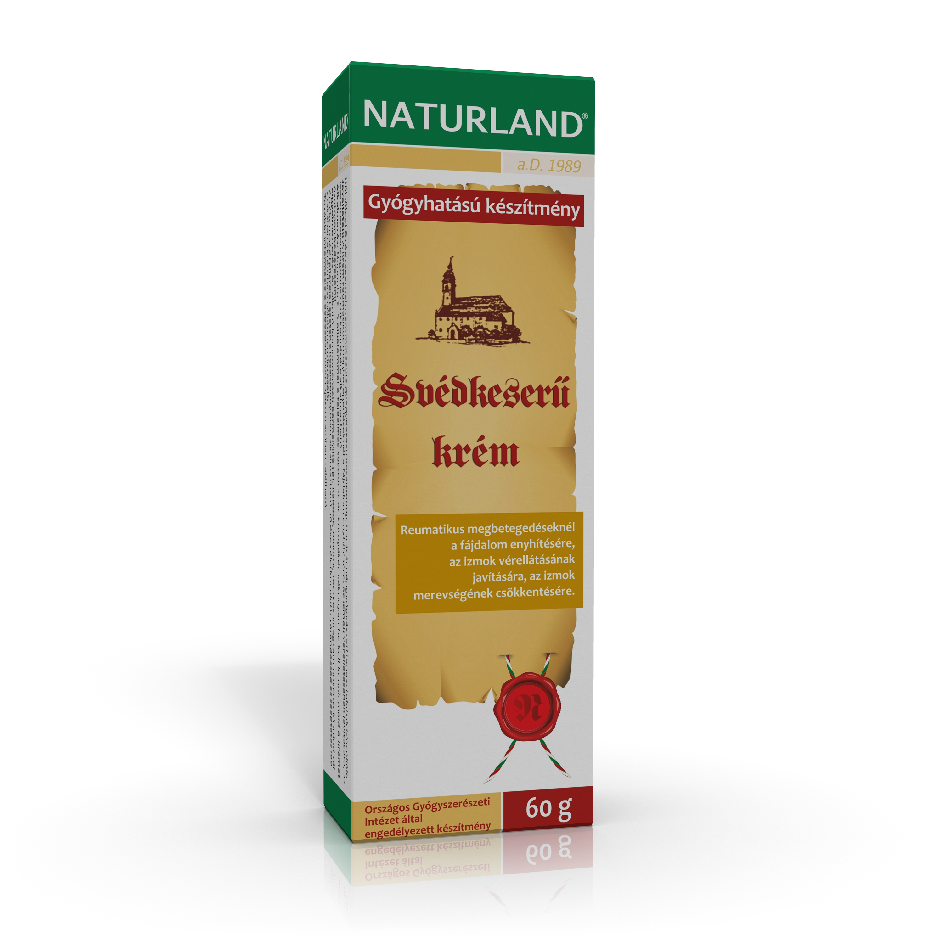 Naturland svédkeserű krém 60 g