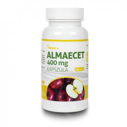 Netamin fermentált szűretlen almaecet 400 mg kapszula 60 db