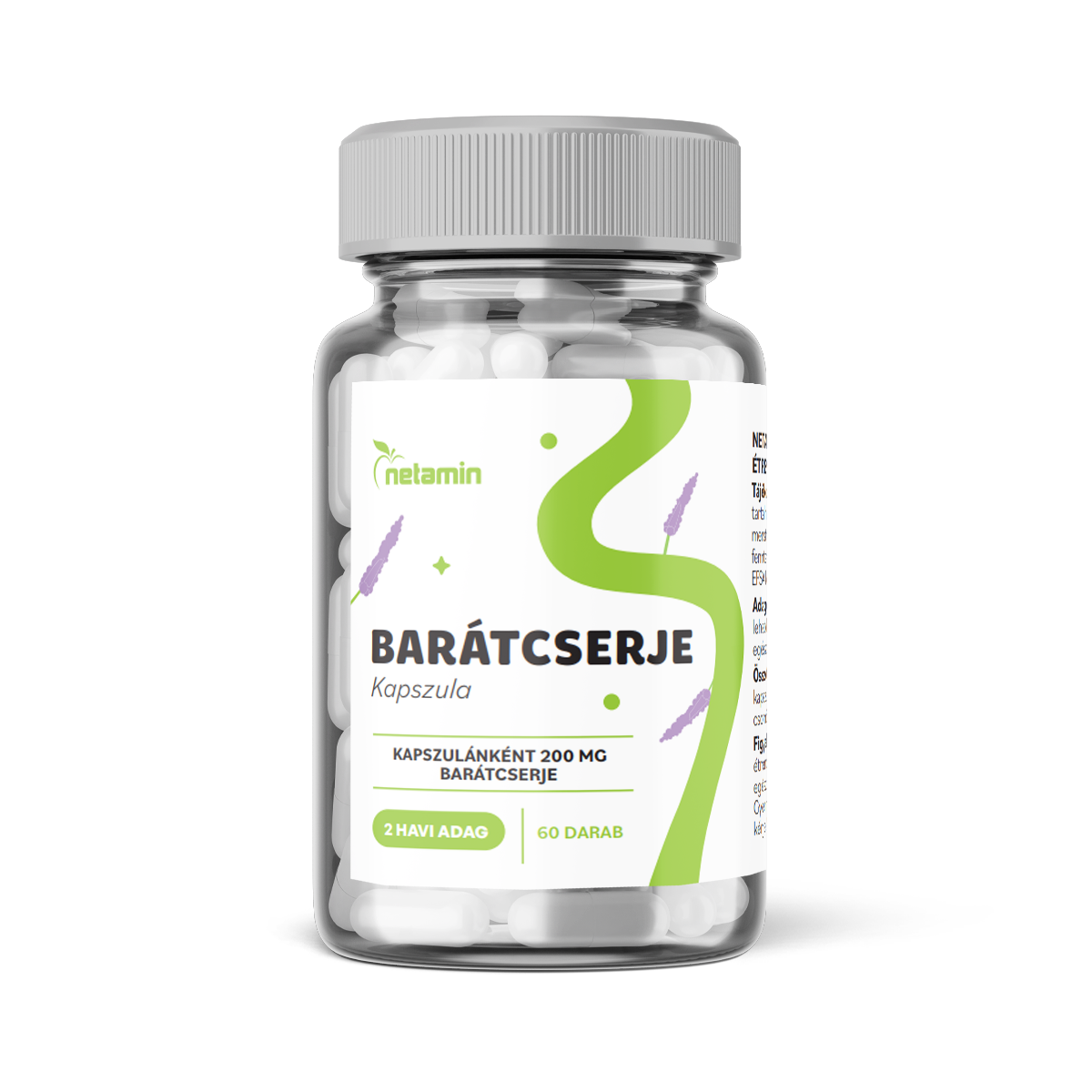 Netamin barátcserje kapszula 200mg 60 db