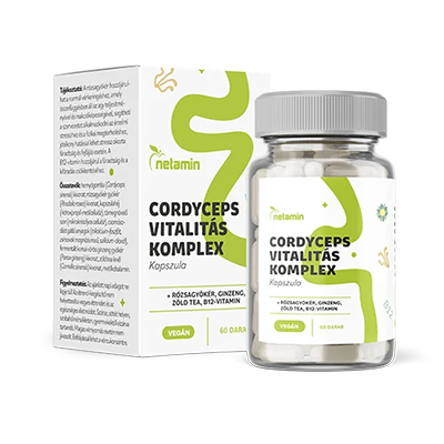 Netamin cordyceps vitalitás komplex kapszula 60 db