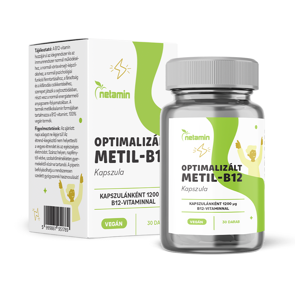 Netamin optimalizált metil-b12 kapszula 30 db