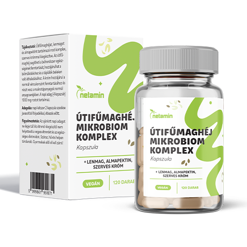 Netamin útifű maghéj mikrobiom komplex kapszula 120 db