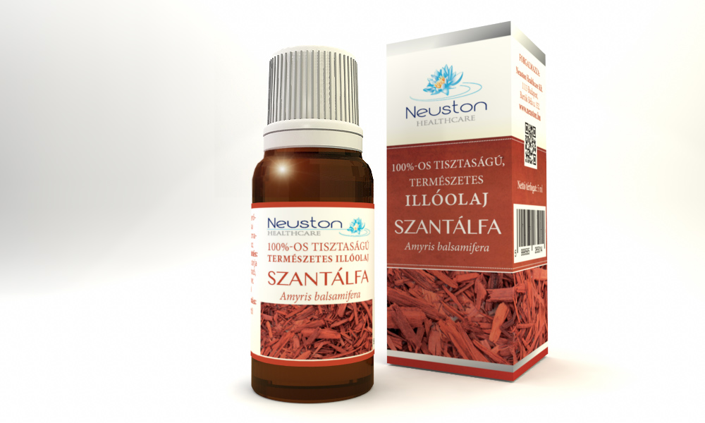 Neuston természetes illóolaj szantálfa nyugat indiai 5 ml