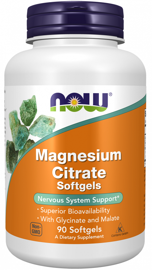 Now magnesium citrate 134mg lágykapszula 90 db