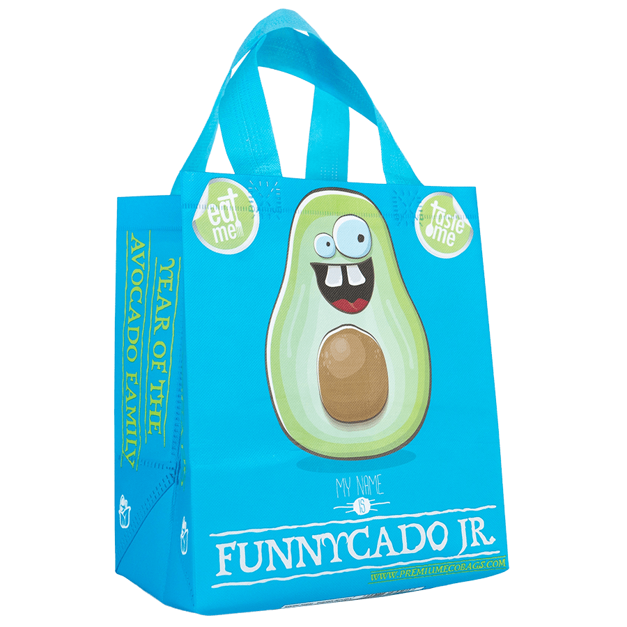 Ökotáska avokádó mintás 1 db