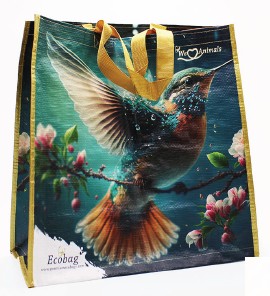 Ökotáska kolibris 1 db