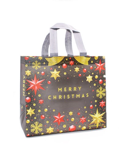 Ökotáska közepes többféle karácsonyi mintás 1 db