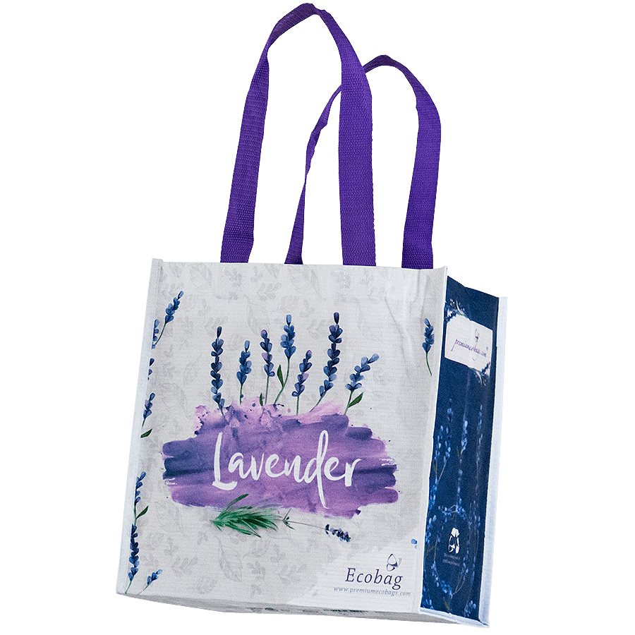 Ökotáska levendula mintás 1 db