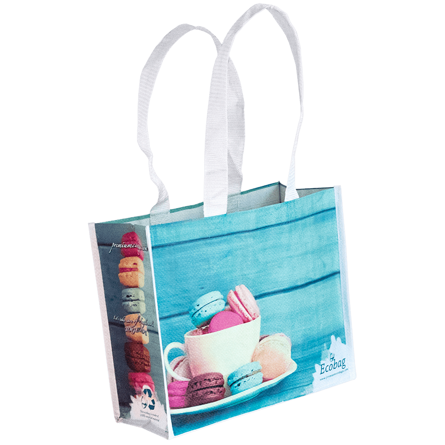 Ökotáska macaron mintás 1 db