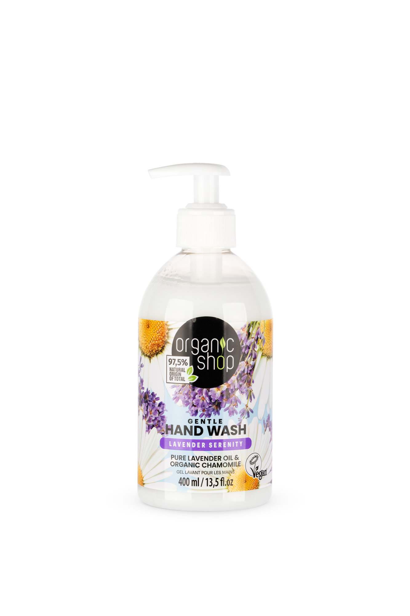 Organic Shop “lavender serenity” gyendég folyékony szappan levendulaolajjal és bio kamillával 400 ml