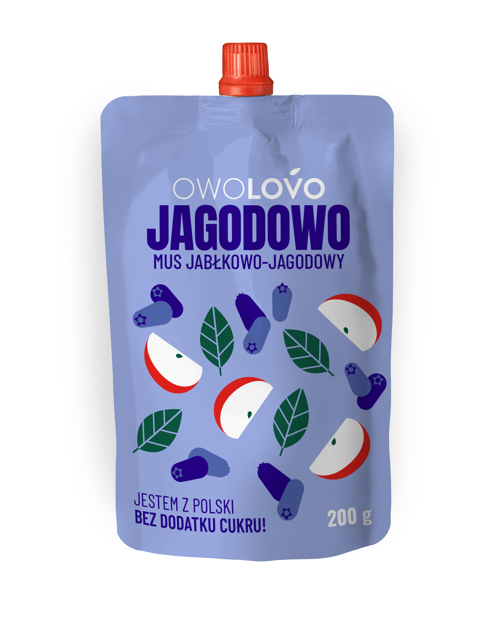 Owolovo gyümölcspüré alma-kék áfonya 200 g