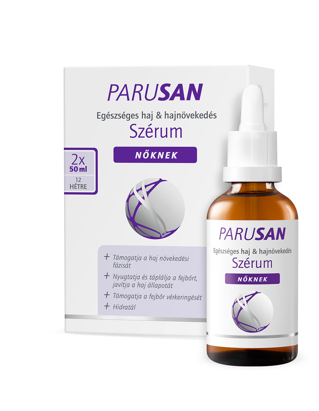 Parusan egészséges haj és hajnövekedés szérum 2x50ml 100 ml