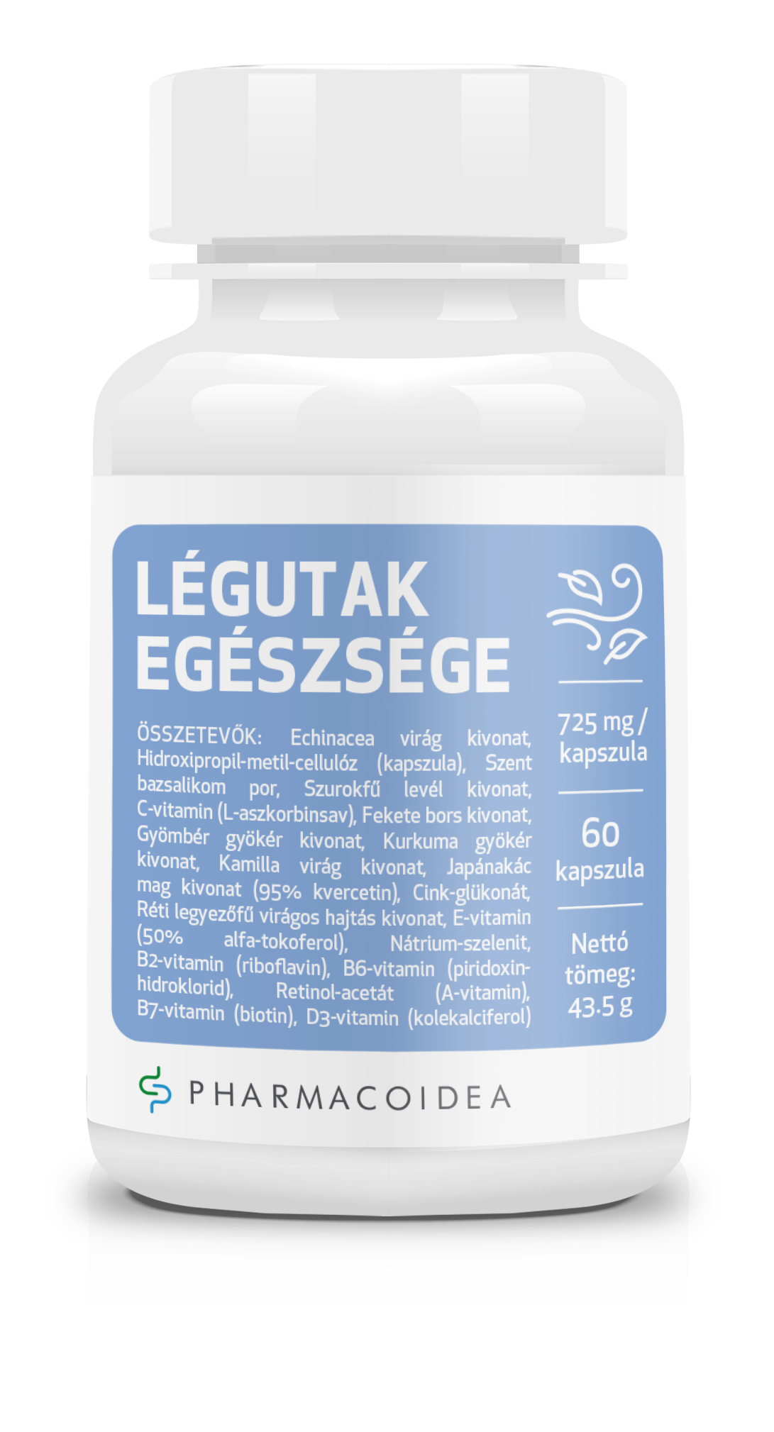 Pharmacoidea légutak egészsége kapszula 60 db