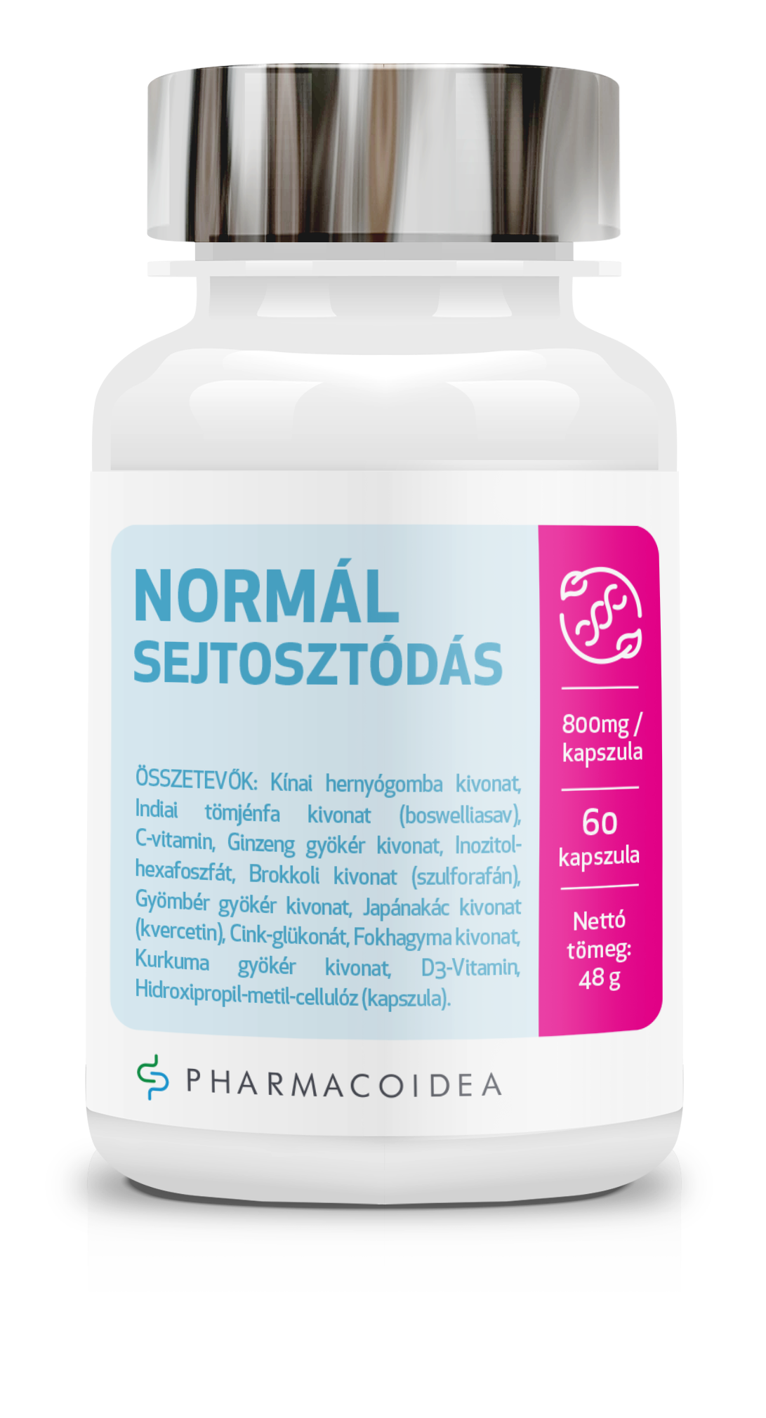 Pharmacoidea normál sejtosztódás kapszula 60 db