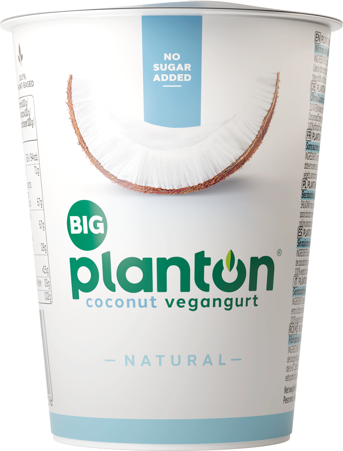 Planton big kókuszos vegángurt natúr 400 g