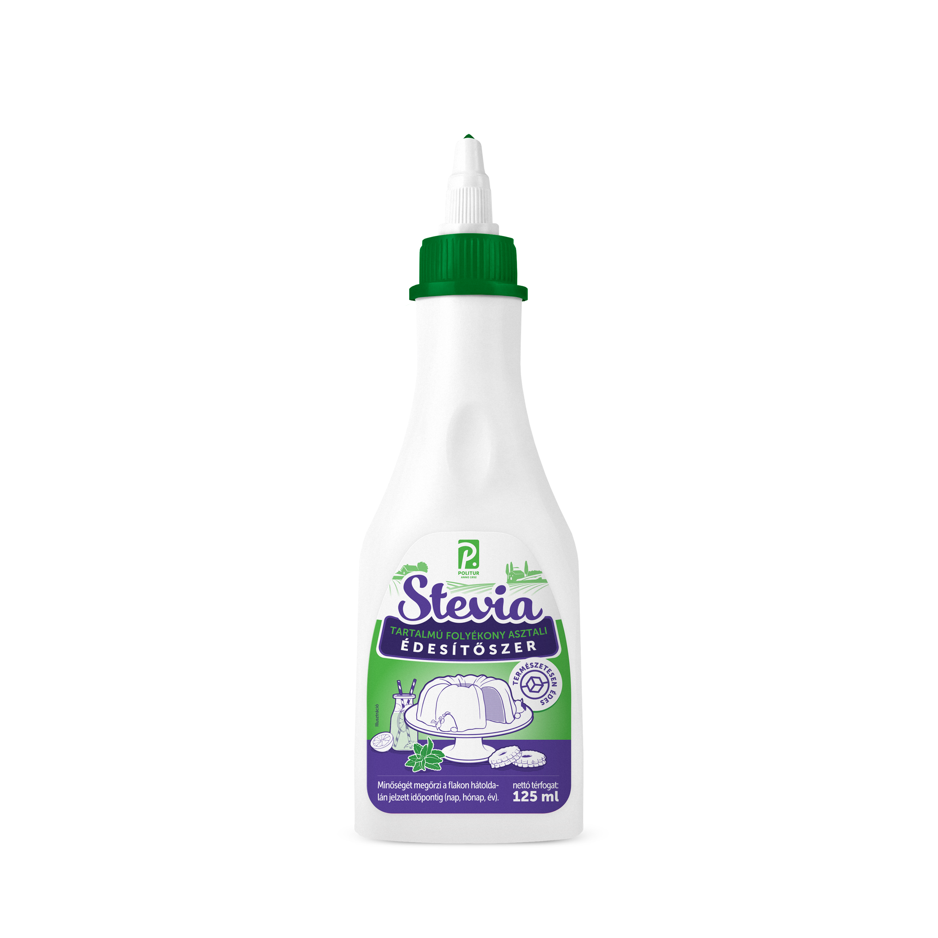 Politur stevia tartalmú folyékony édesítőszer 125 ml