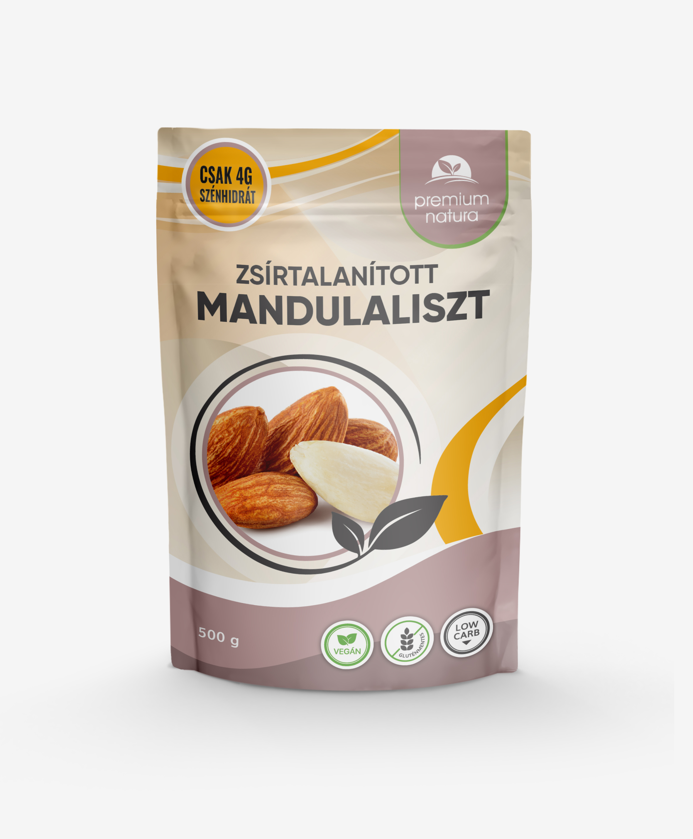 Premium Natura zsírtalanított mandulaliszt 500 g