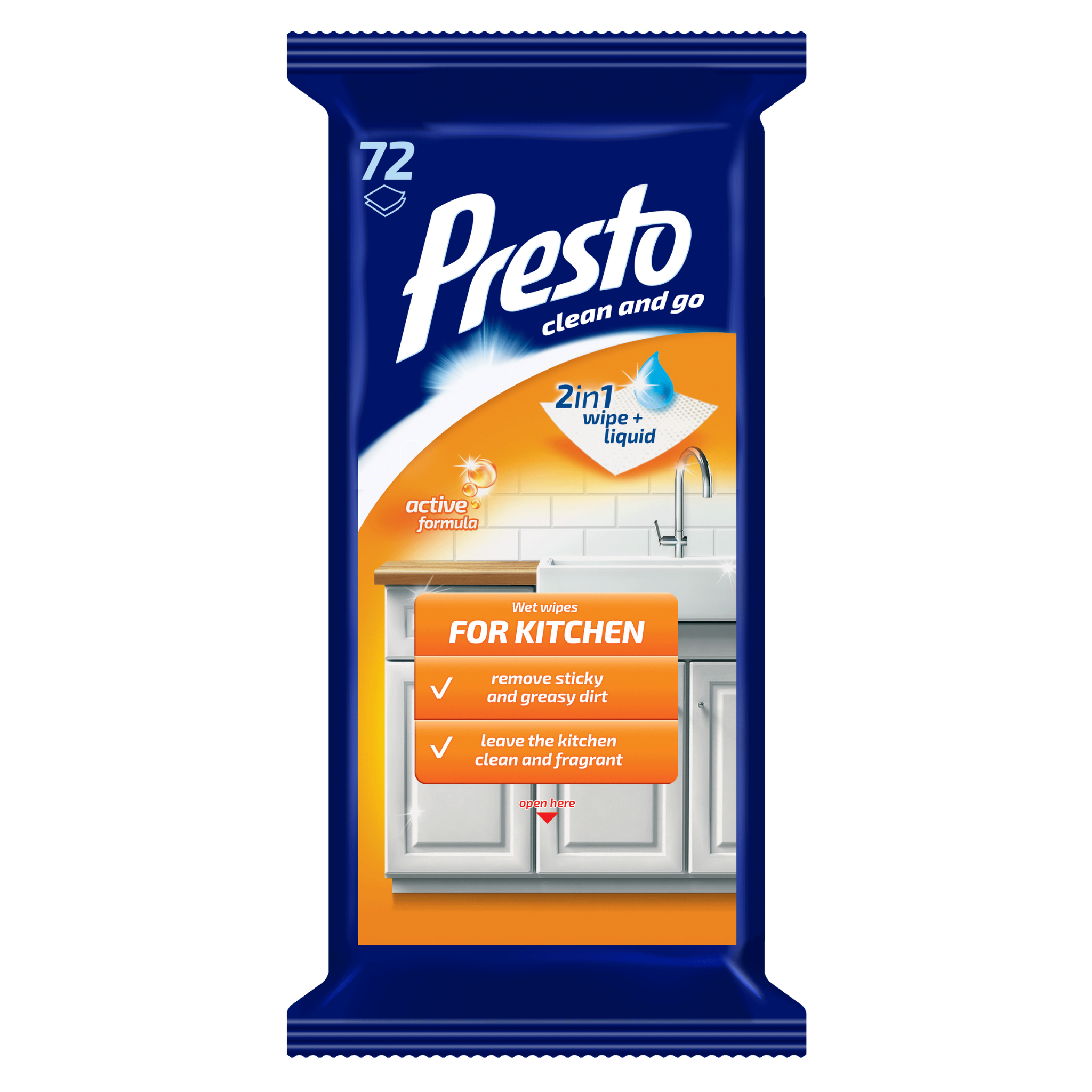 Presto konyhai törlőkendő 72 db
