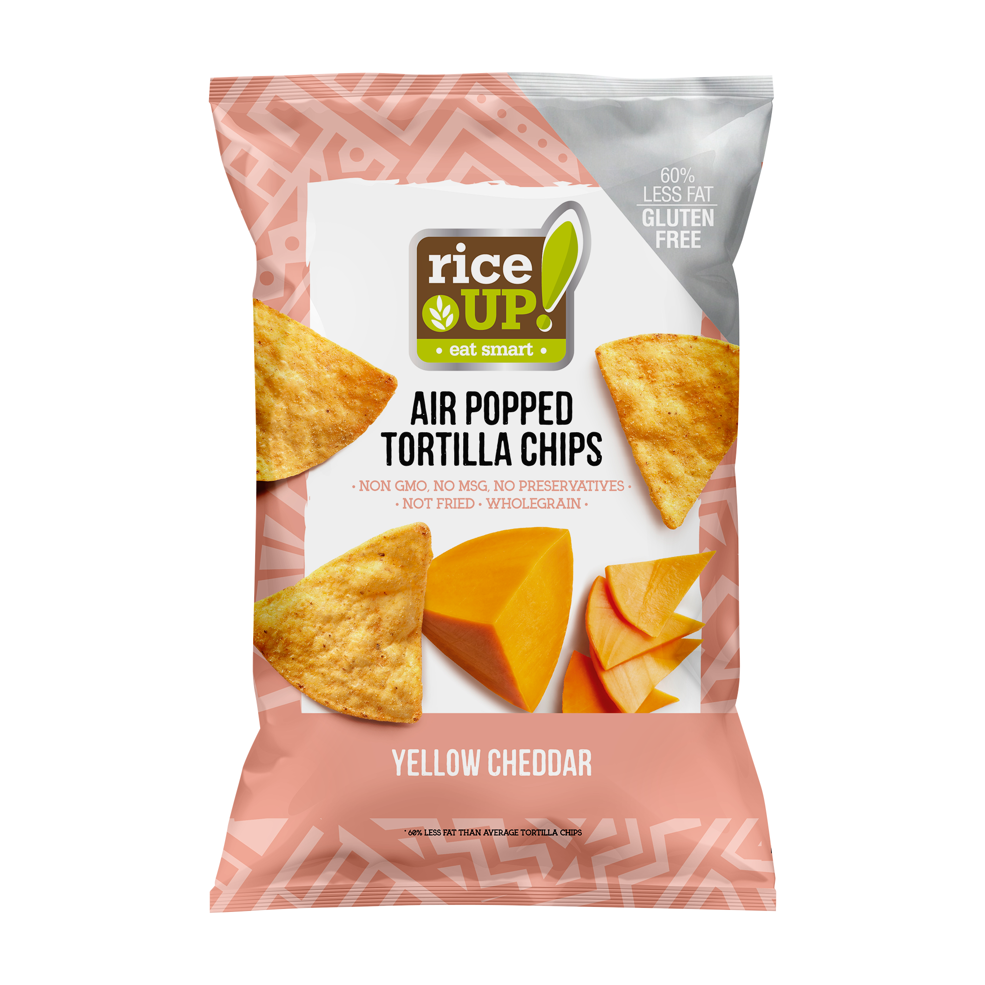 Rice Up tortilla chips cheddar sajt ízű 60 g