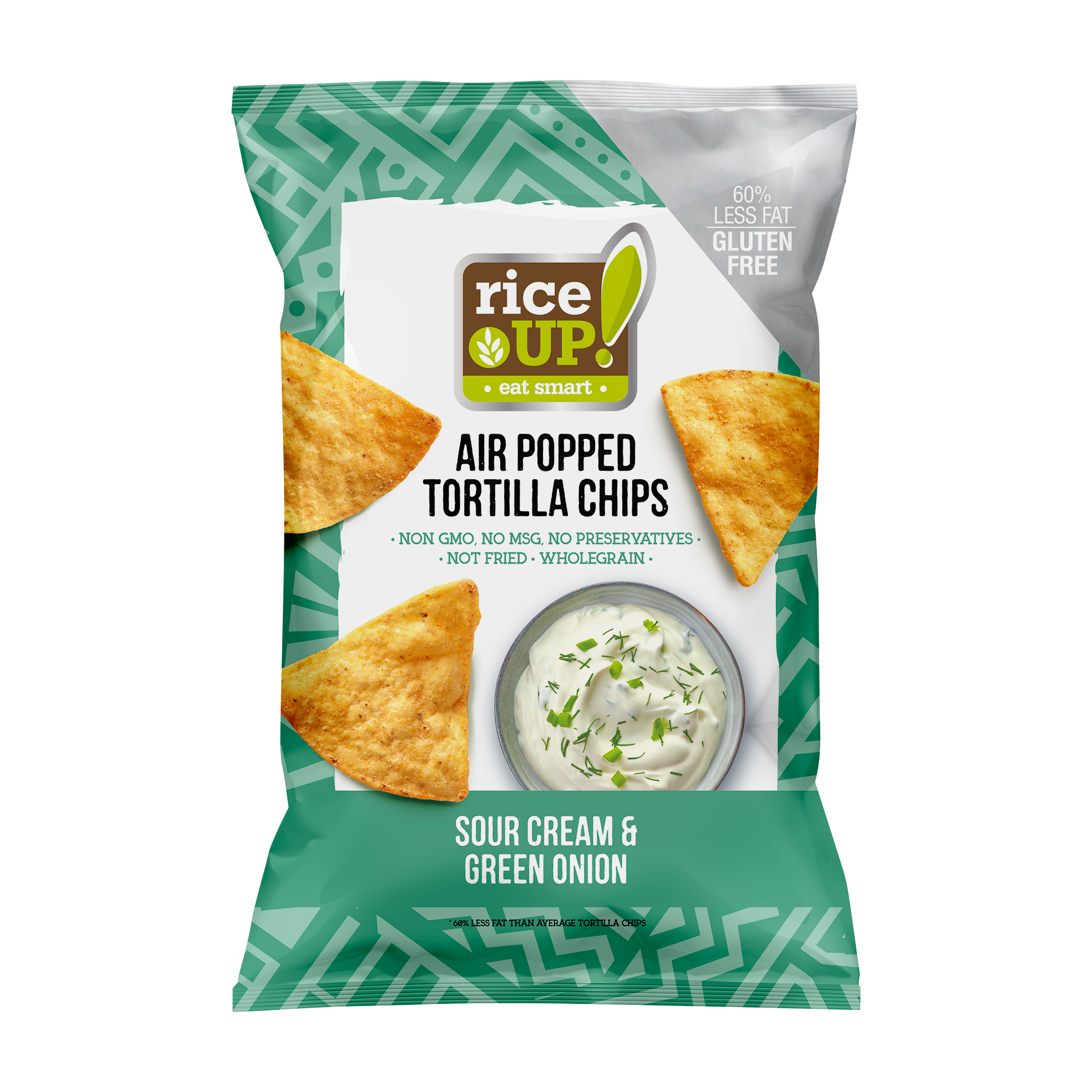 Rice Up tortilla chips hagymás tejfölös ízű 60 g