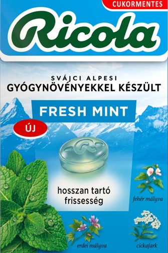 Ricola cukorka fresh mint 40 g