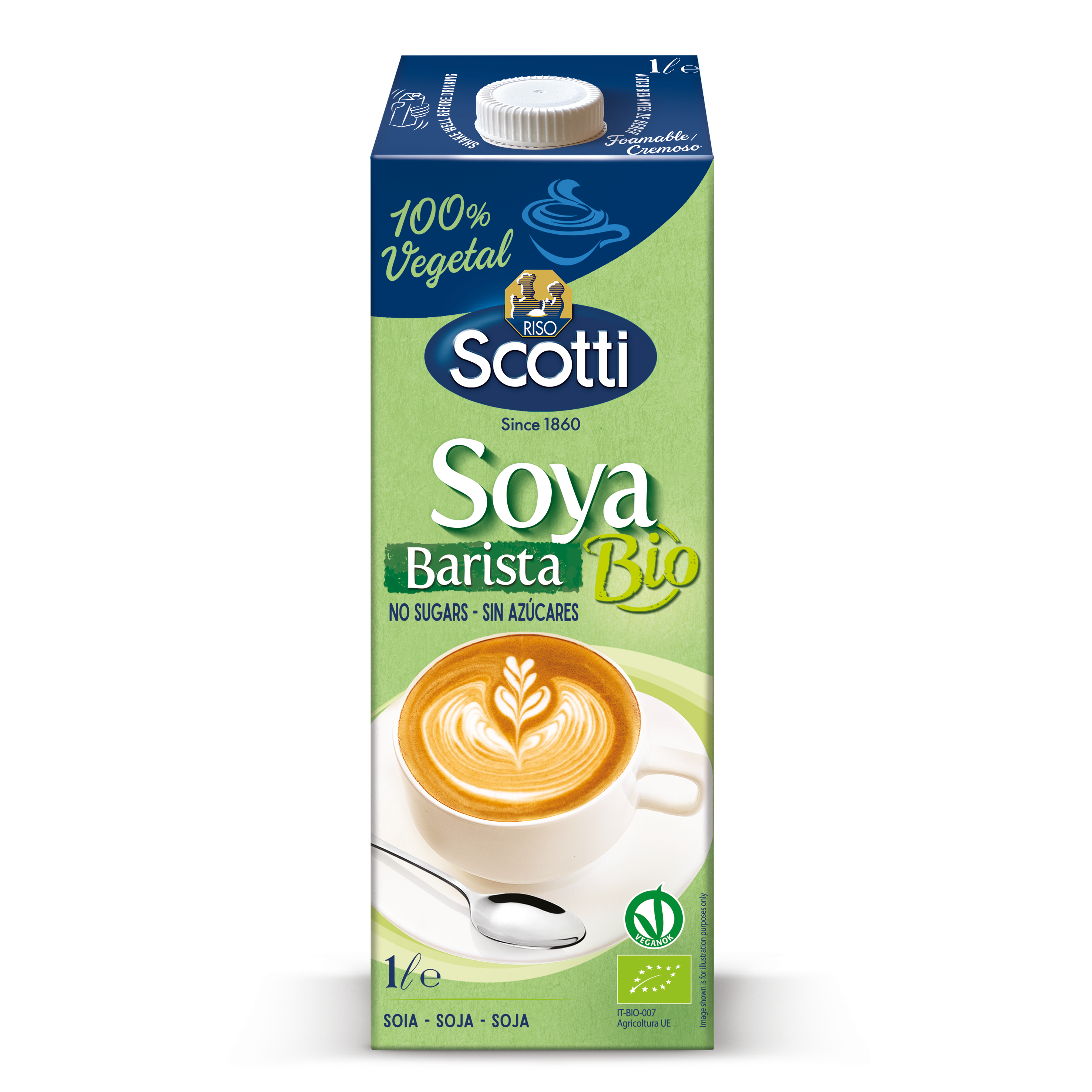 Riso Scotti bio szójaital barista 1000 ml