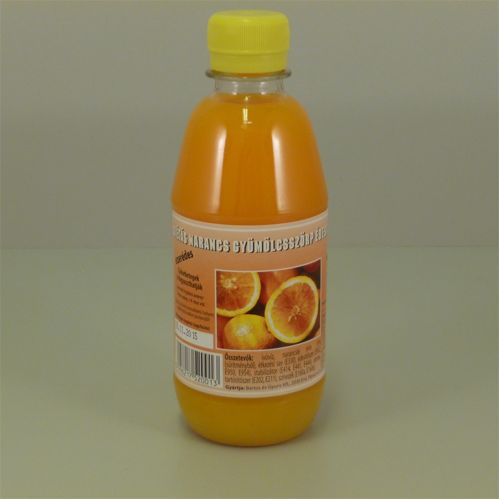 Ezerédes narancs szörp cukormentes 330 ml
