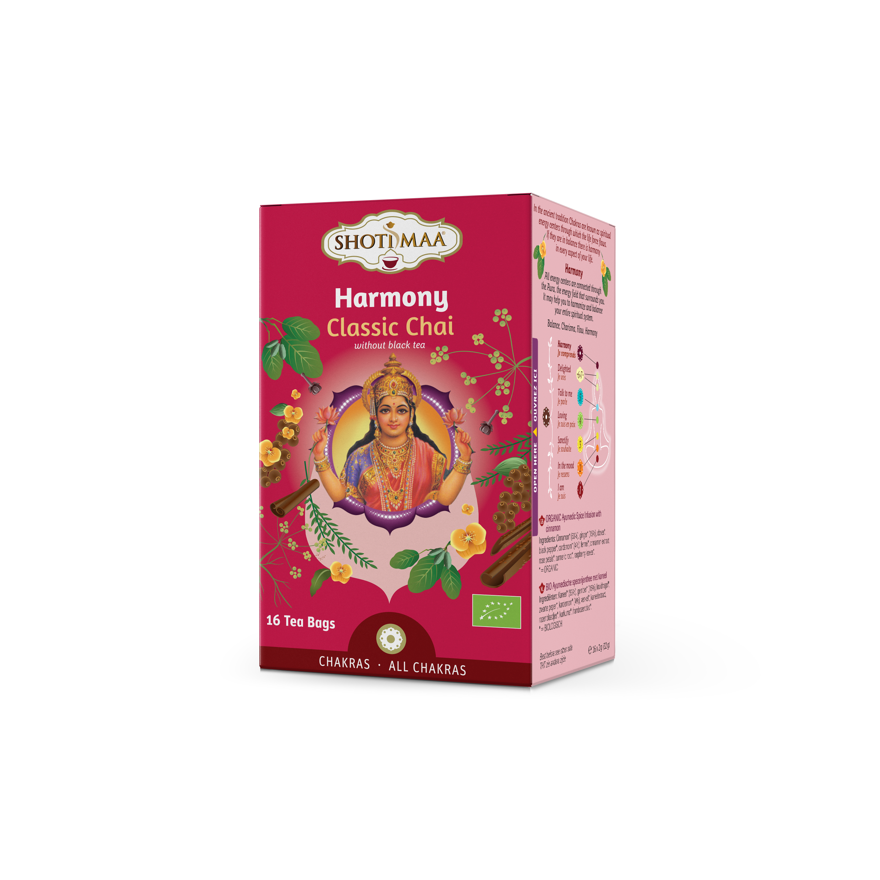 Shoti Maa bio harmony chai classic fekete tea nélkül 16x2g 32 g