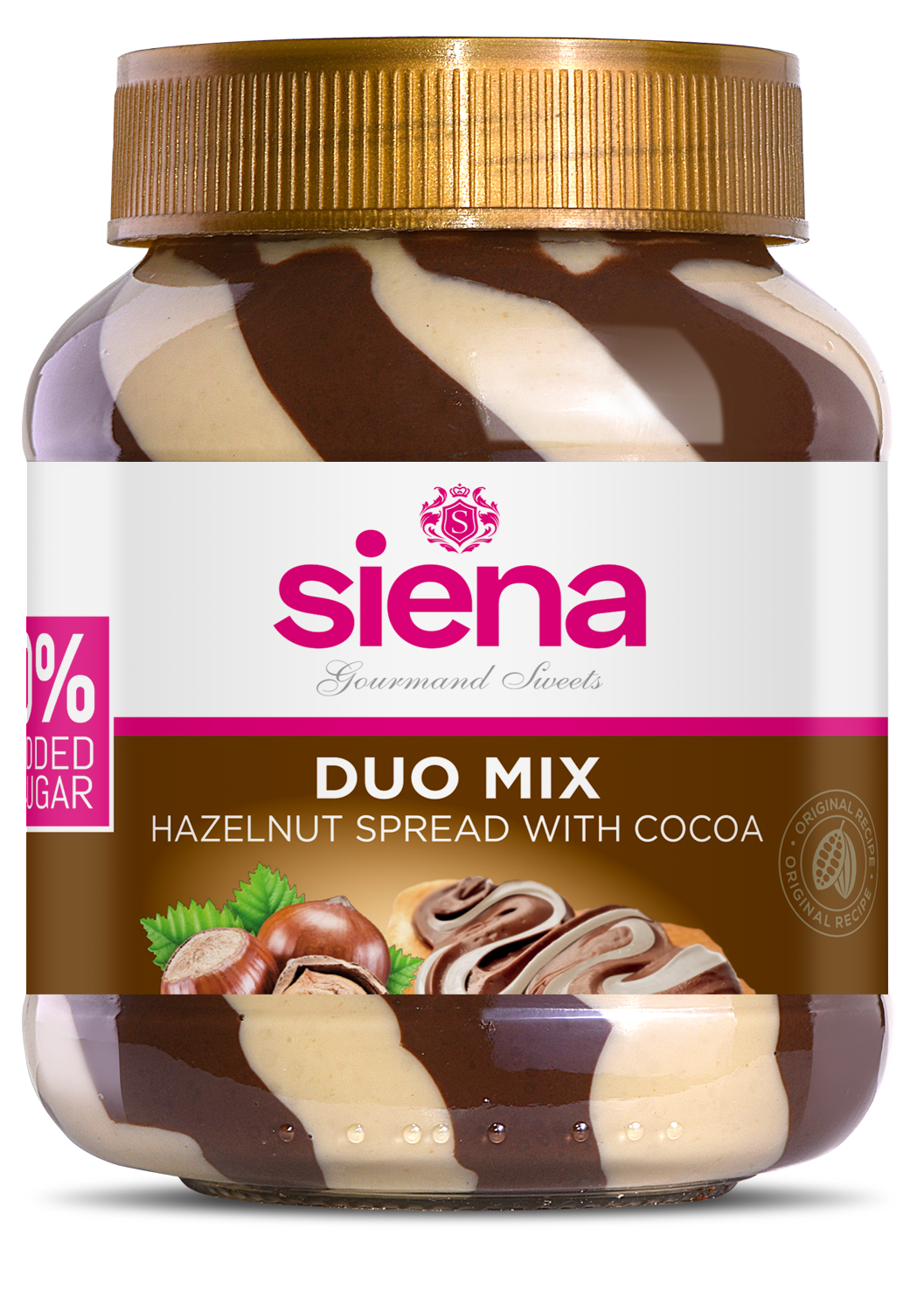 Siena duo mix kakaós mogyorós tejkrém édesítőszerrel 400 g