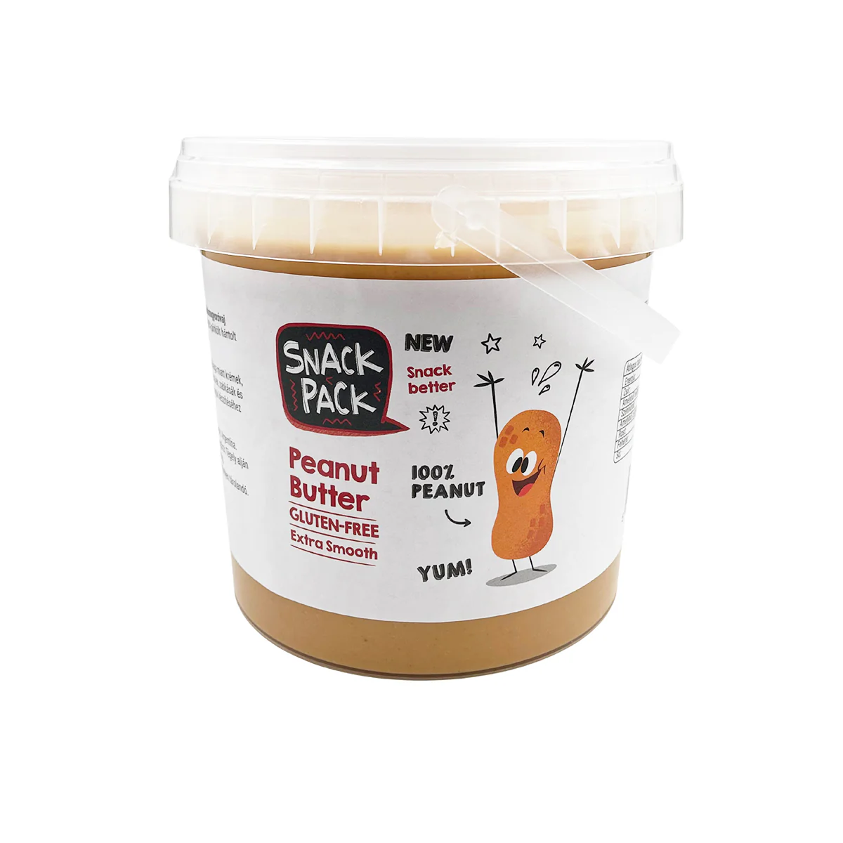 Snack Pack 100% földimogyoróvaj smooth 1000 g