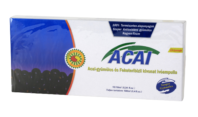 Sun Moon acai gyümölcs és feketeribizli kivonat ampulla 10x10ml 100 ml