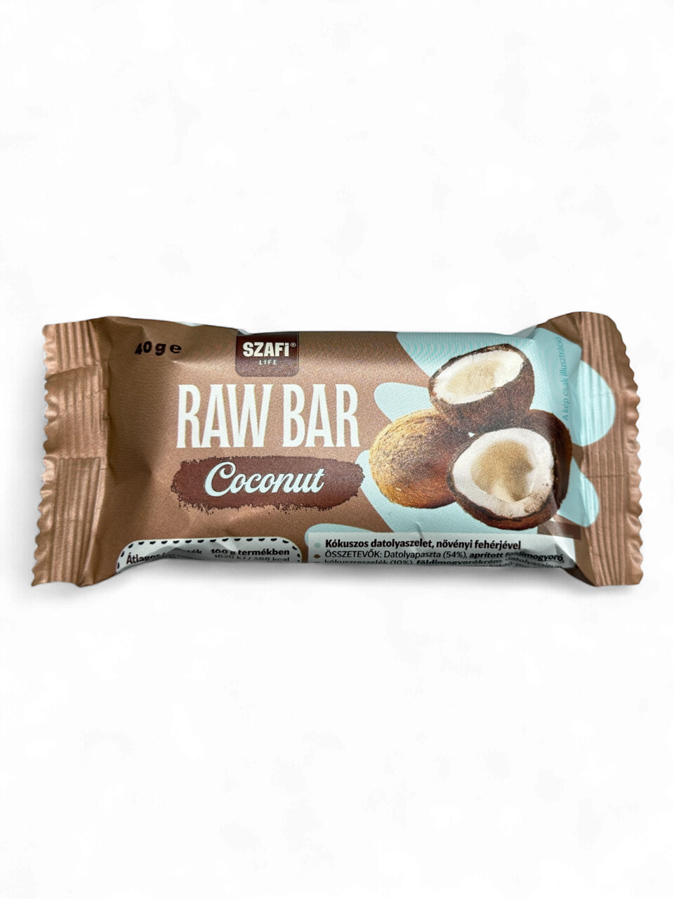 Szafi Life proteines raw bar coconut gluténmentes 40 g
