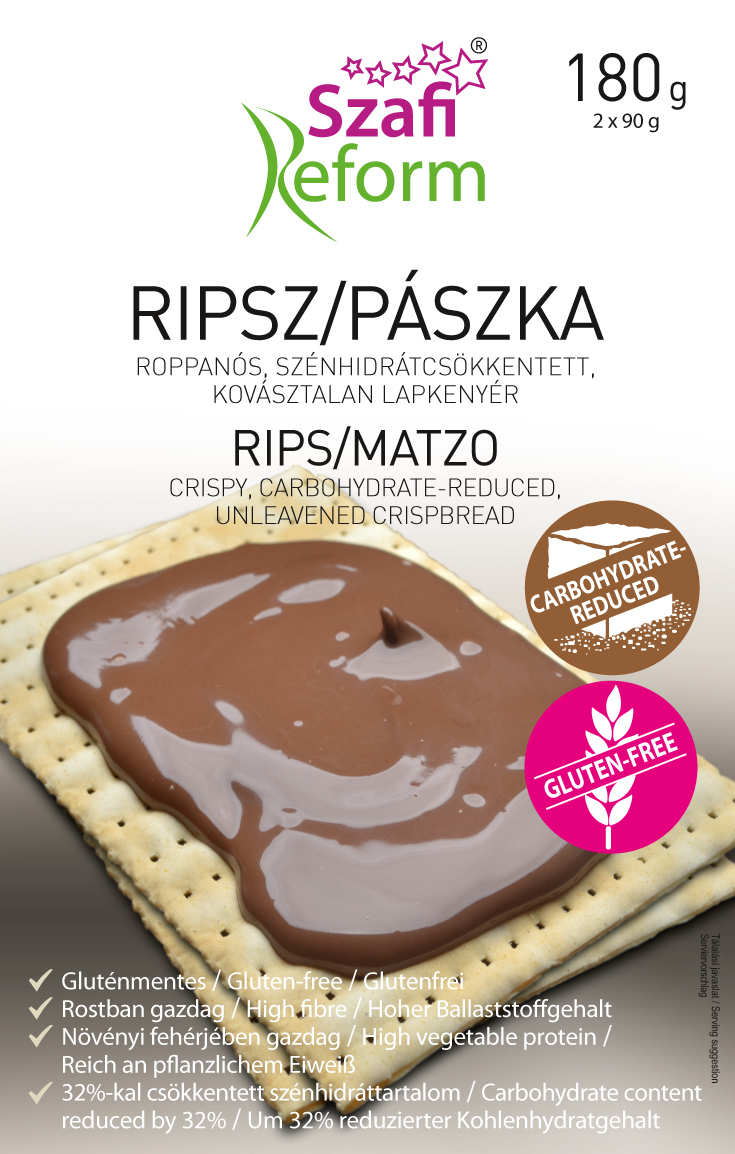 Szafi Reform Nízkosacharidový Chrumkavý Chlieb 180 g