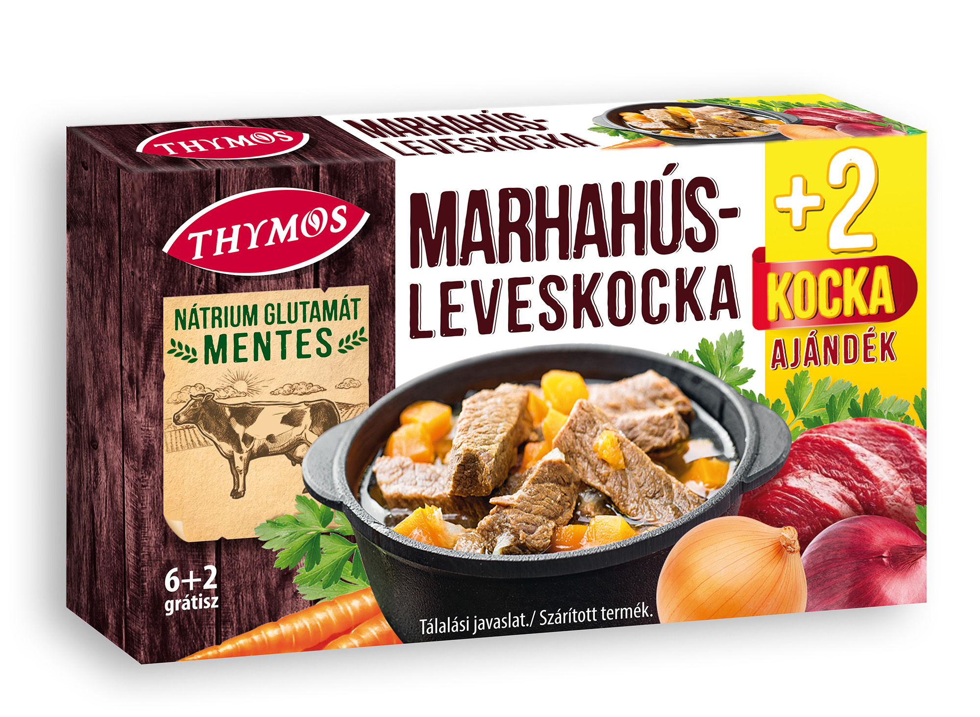 Thymos leveskocka marhahús n.g.mentes 6+2 grátisz 80 g