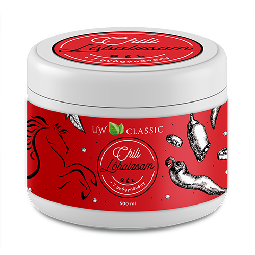 Uw classic lóbalzsam chilivel+7 gyógynövény 500 ml