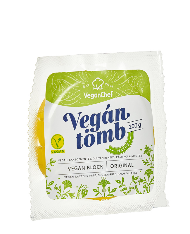 Veganchef vegán tömb natúr 200 g
