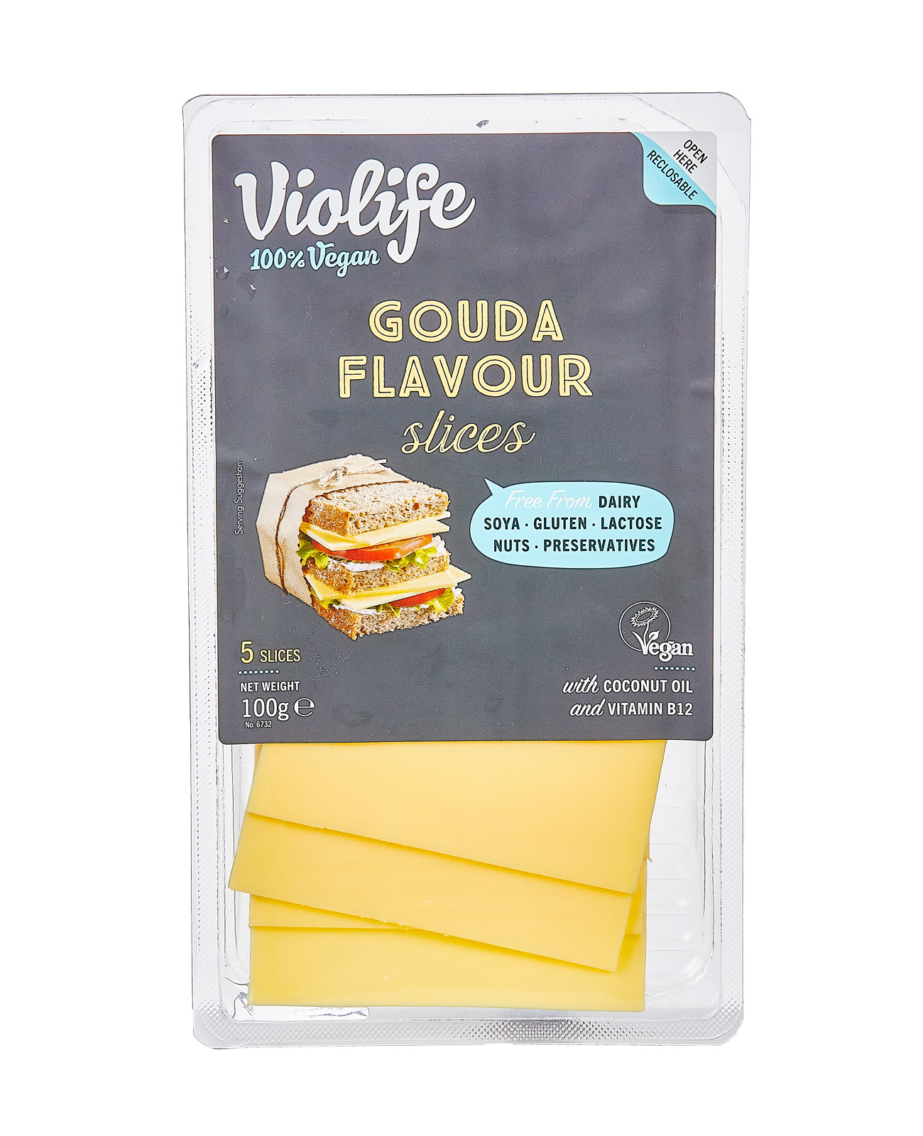 Violife növényi készítmény szeletelt gouda 100 g