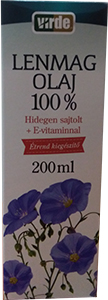 Virde lenmagolaj e-vitaminnal 100% 200 ml