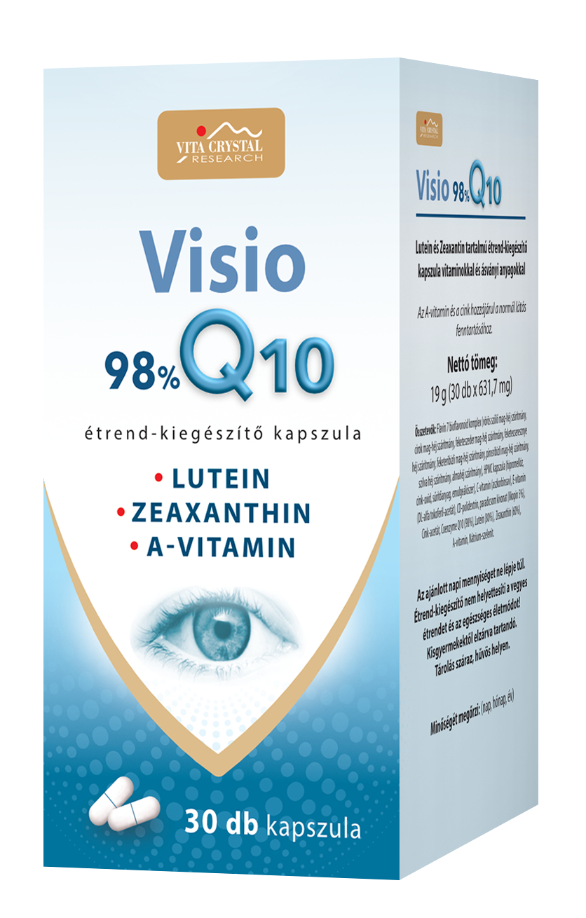 Vita Crytal visio 98% q10 étrend-kiegészítő kapszula 30 db