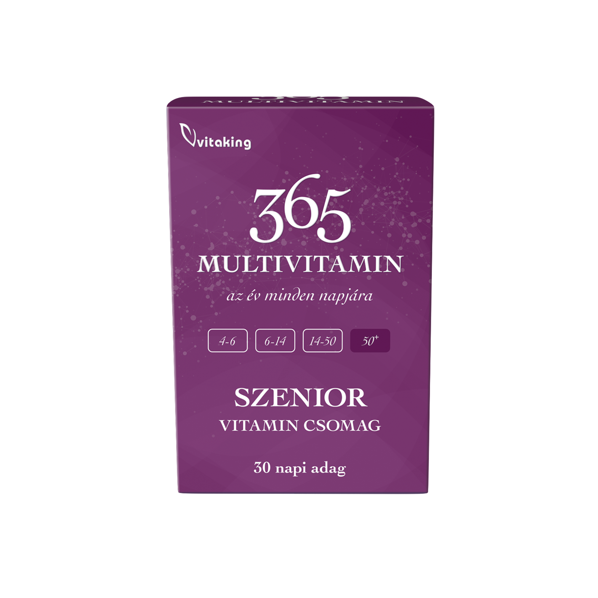 Vitaking 365 szenior multivitamin csomag 30 db
