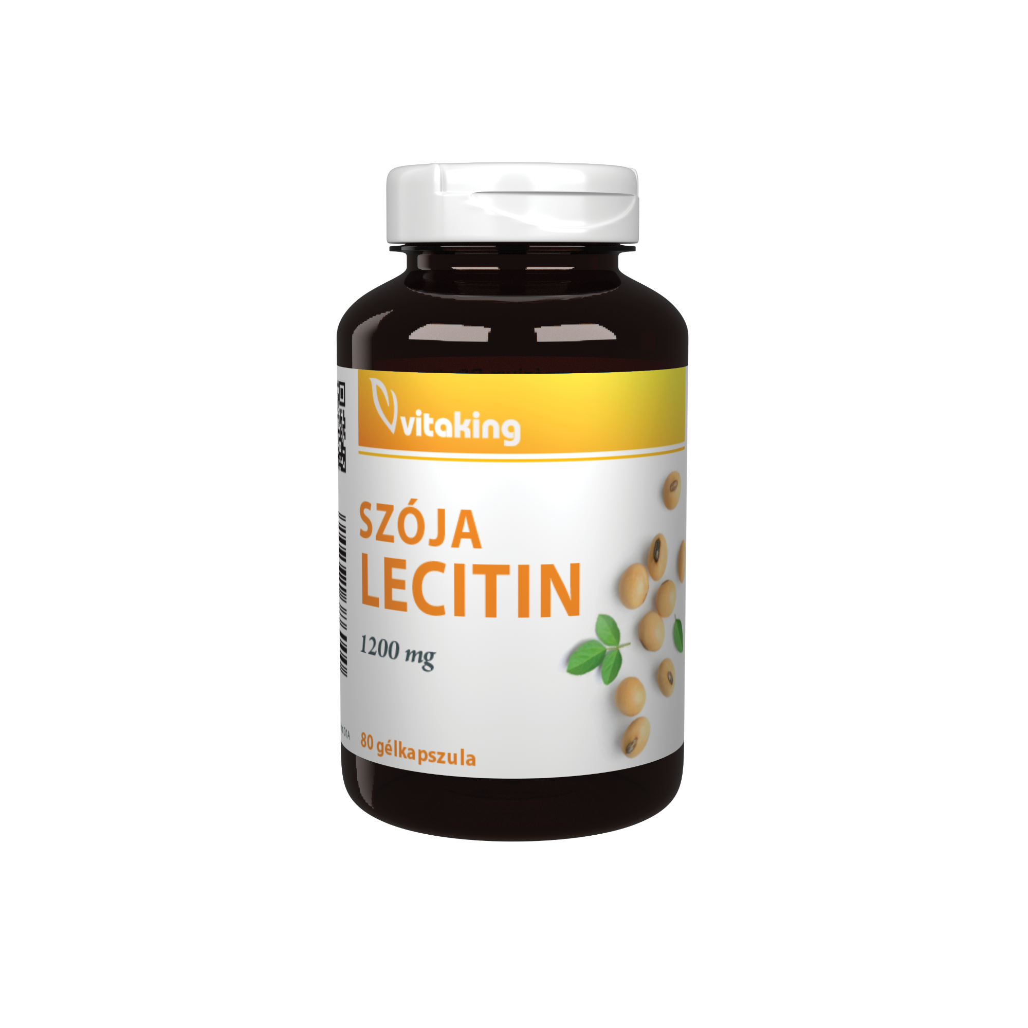 Vitaking szója lecitin 1200mg kapszula 80 db