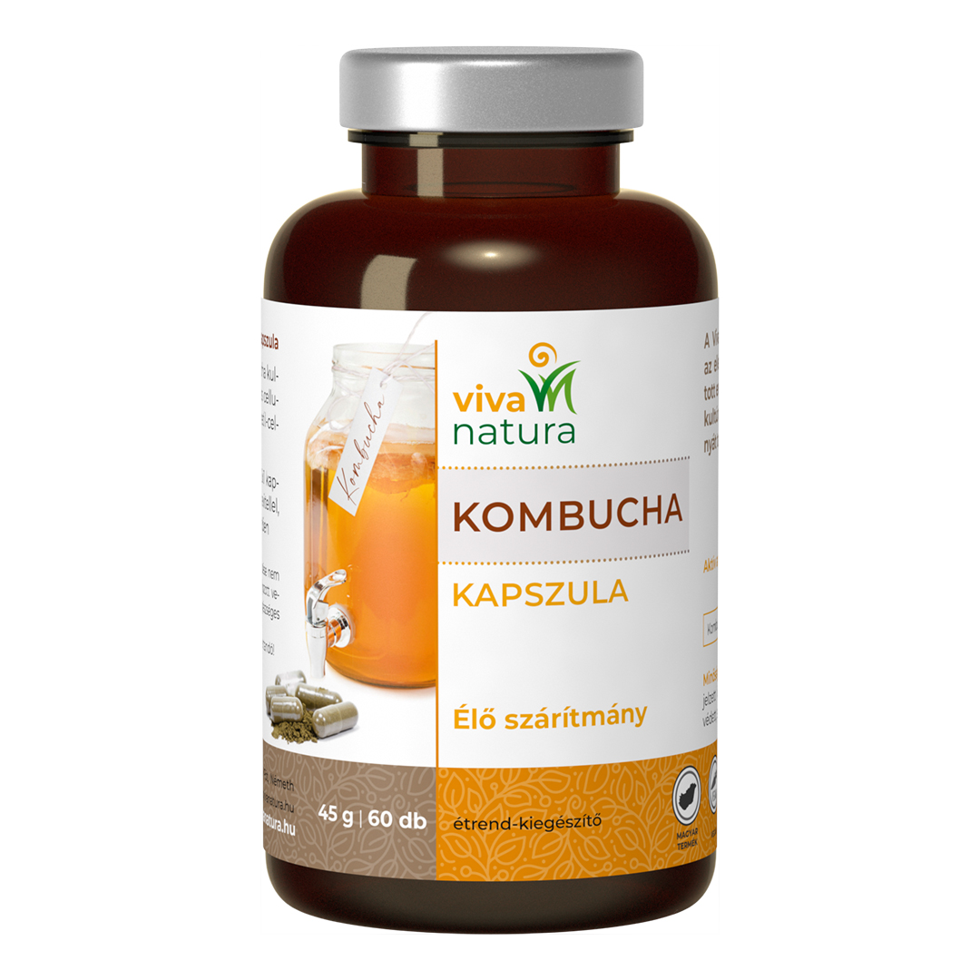 Viva natura kombucha étrend-kiegészítő kapszula 60 db Viva natura kombucha étrend-kiegészítő kapszula 60 db