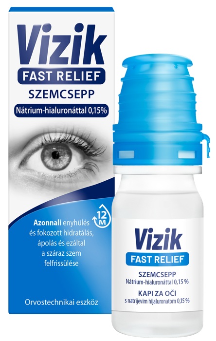 Vizik szemcsepp fast relief 10 ml
