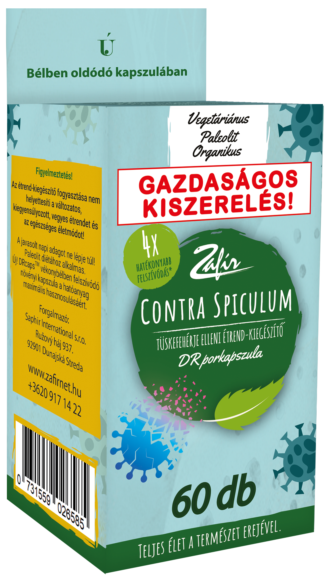 Zafír contra spiculum dr kapszula 60 db